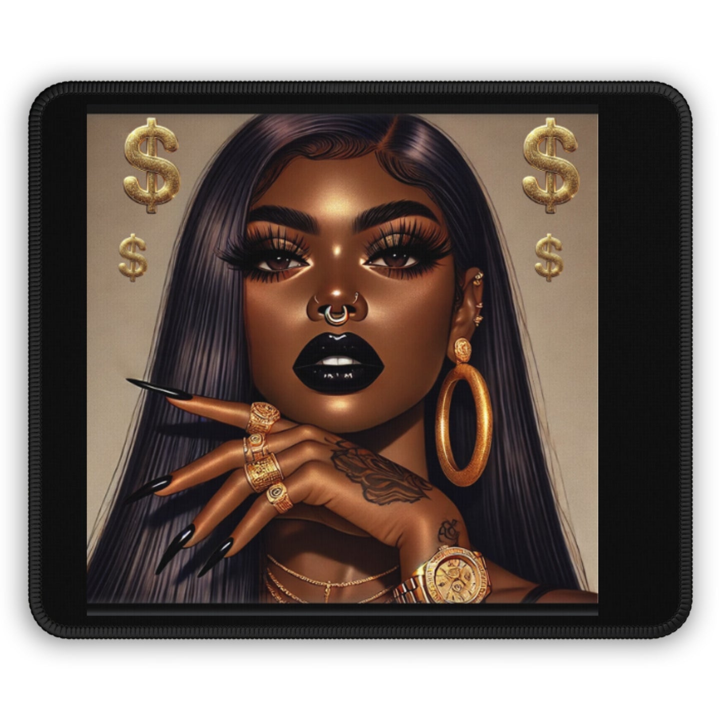The Baddest Beauty Queen Mouse Pad
