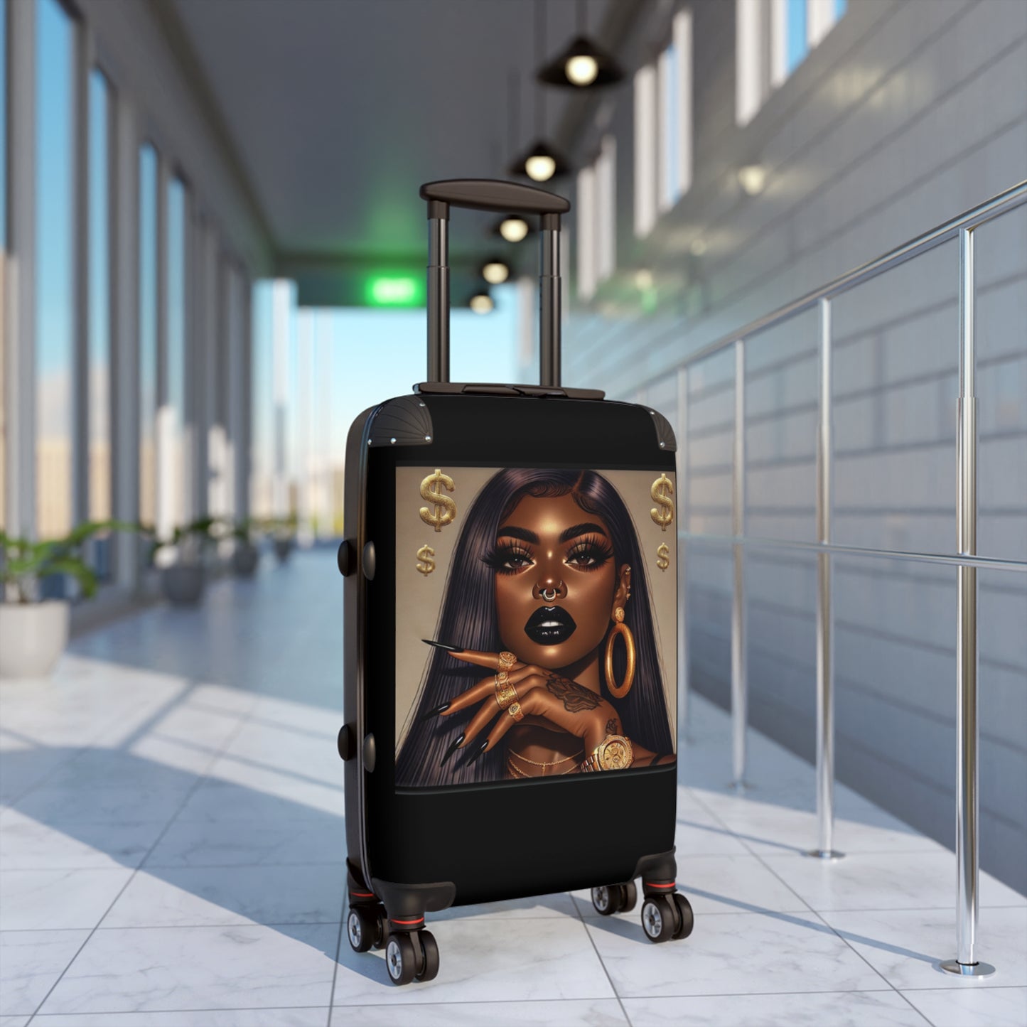 The Baddest Beauty Queen Suitcase