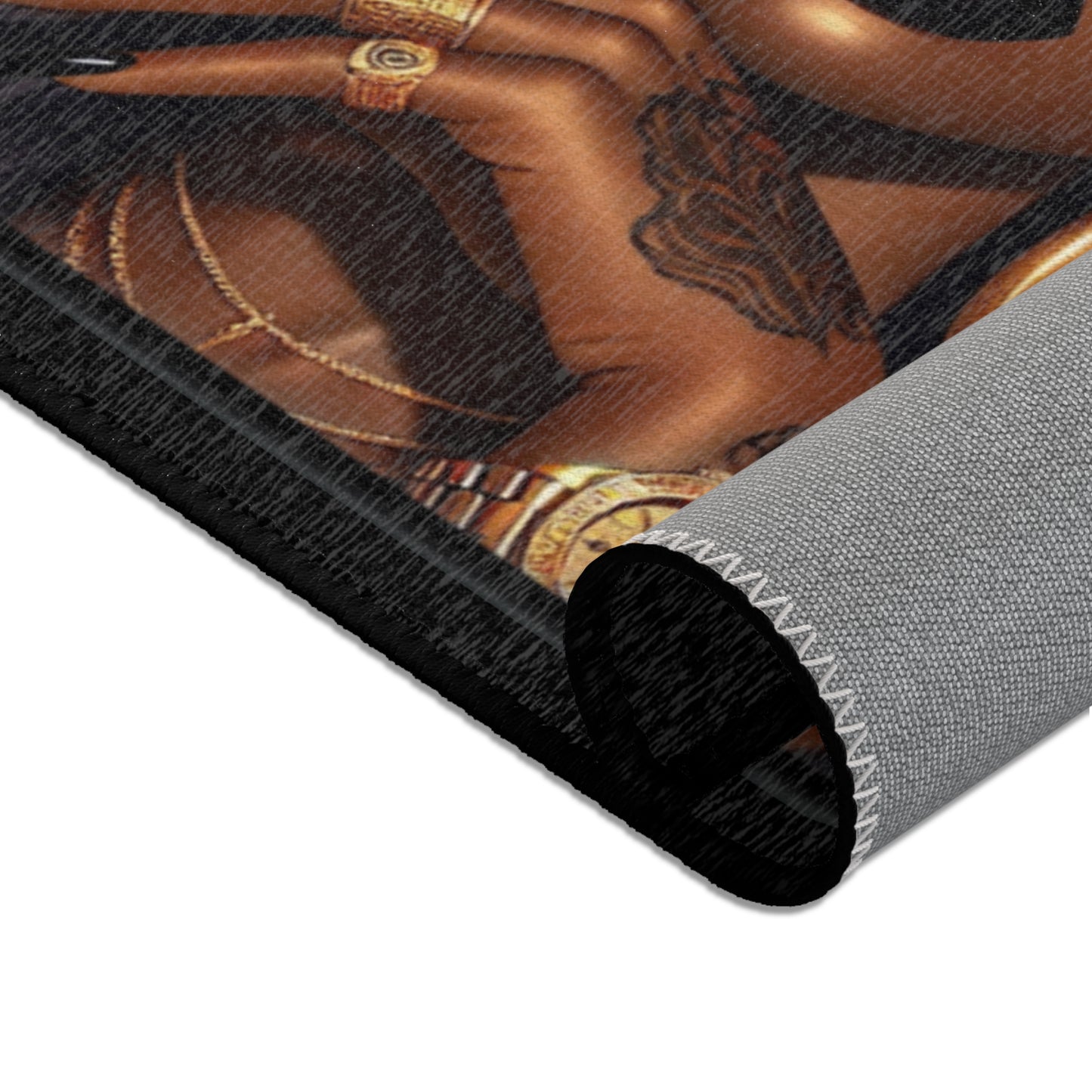 The Baddest Beauty Queen Area Rug