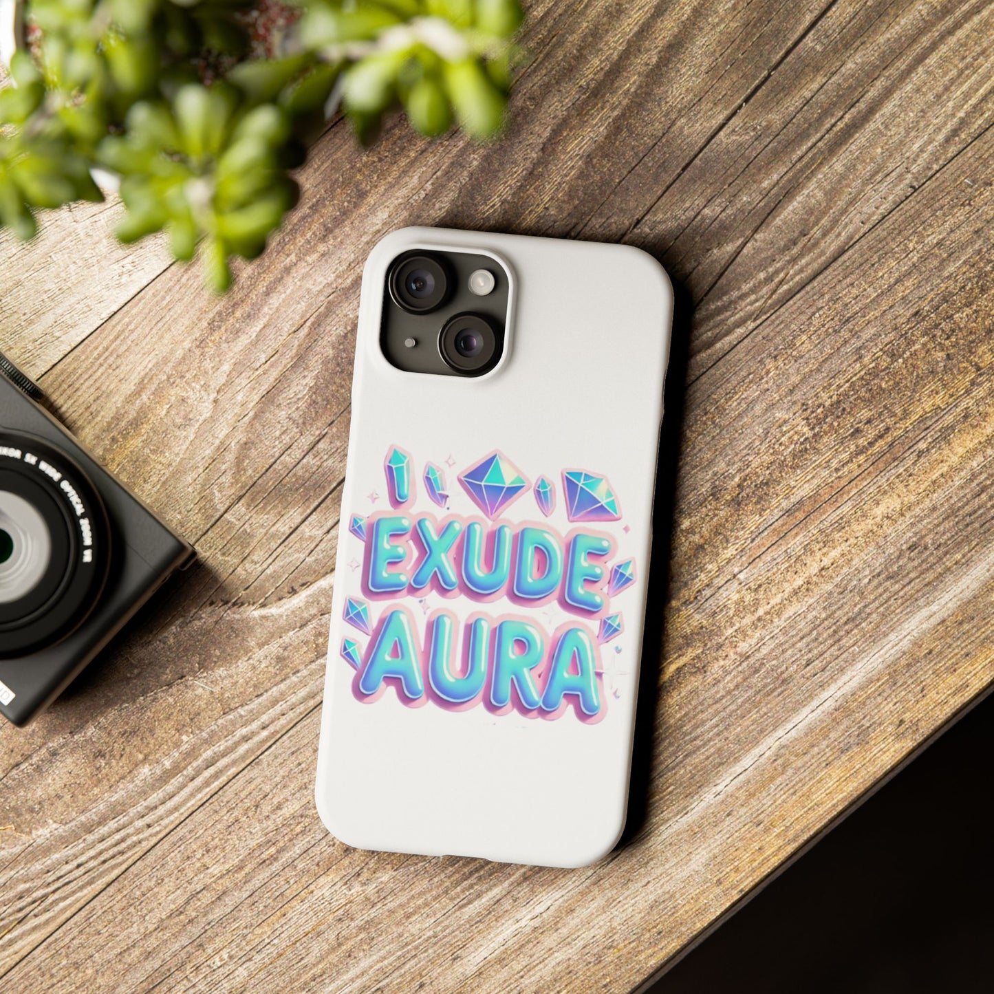I Exude Aura iPhone Case