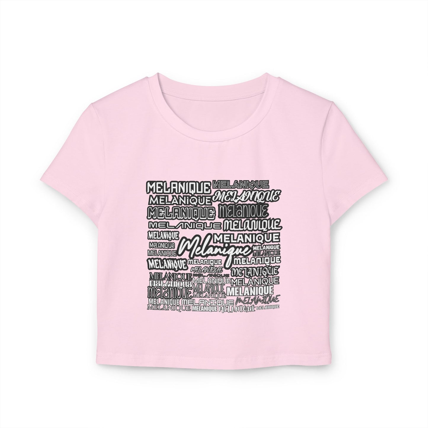 BLACK Melanique Women's Baby Tee