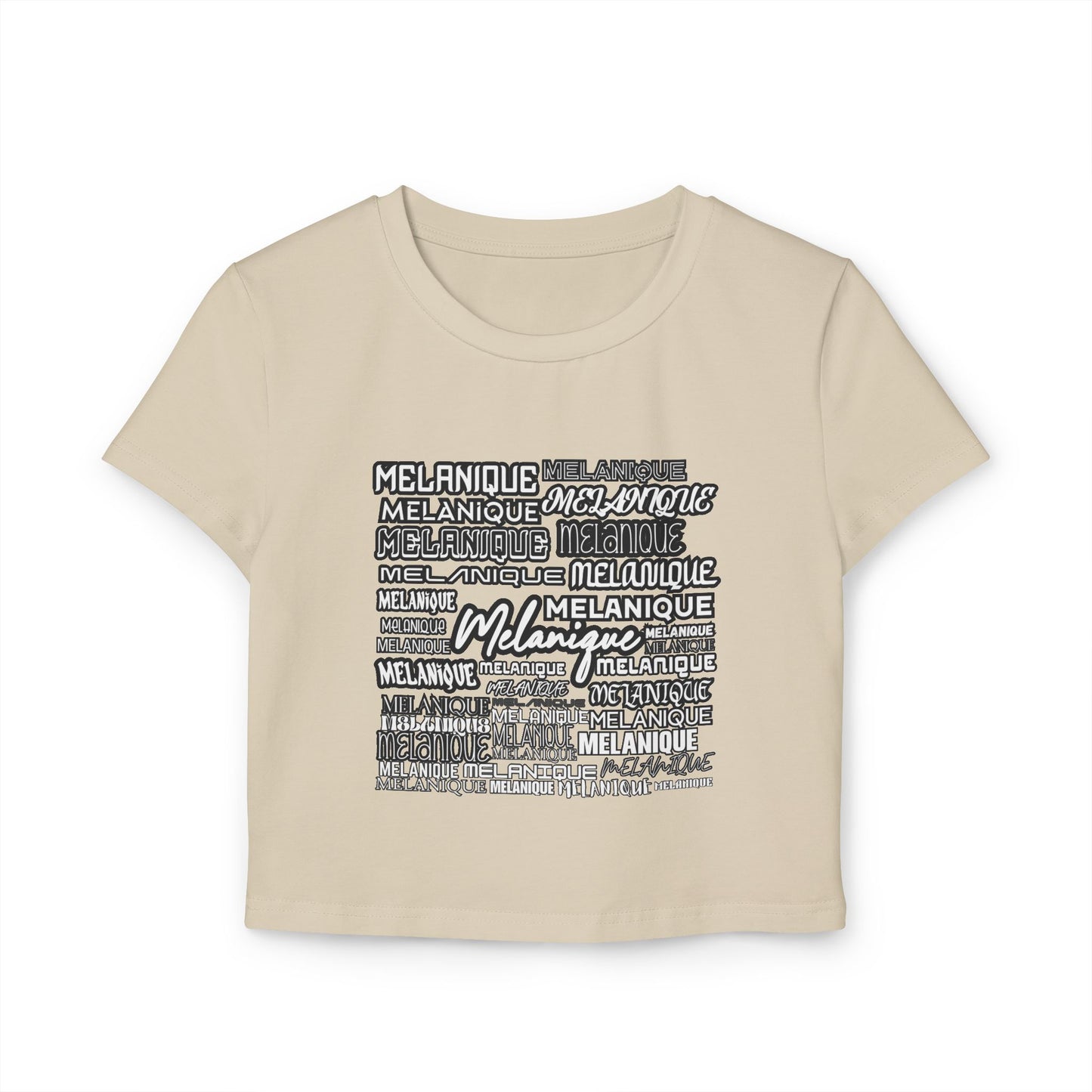 BLACK Melanique Women's Baby Tee