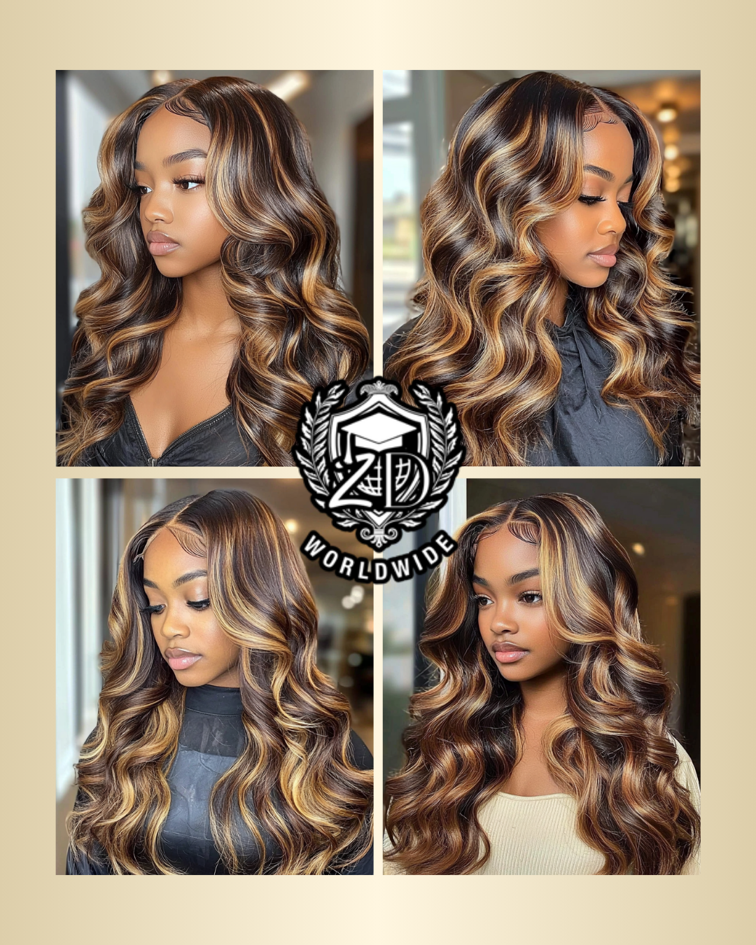 Rich Brown and Blonde Deep Wave Baddie AI Pack