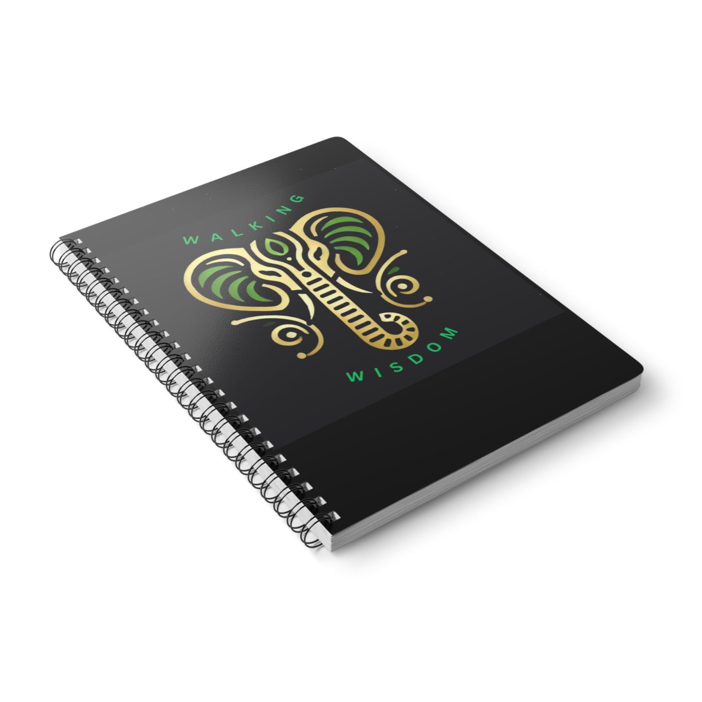 Walking Wisdom A5 Notebook | Inspirational Journal for Mindfulness, Elephants Decor, Gift for Students, Writers, Nature Lovers, [...]