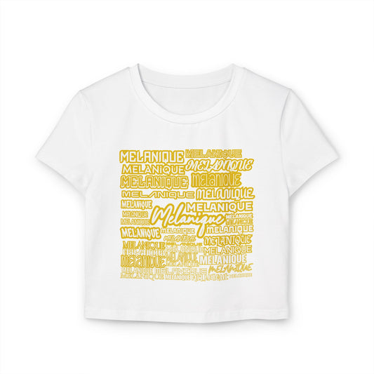 GOLD Melanique Women's Baby Tee