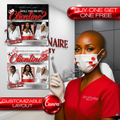 Esthetician Valentine Promotion Bundle | 2-Piece Canva Flyer Set